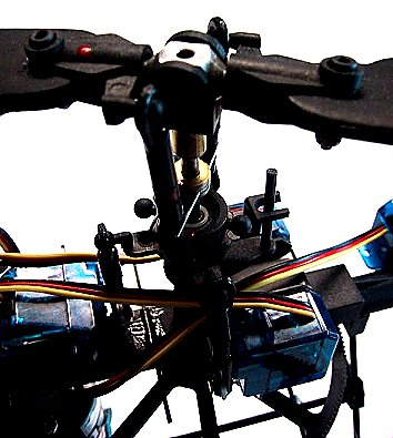 CP servos & rotor head