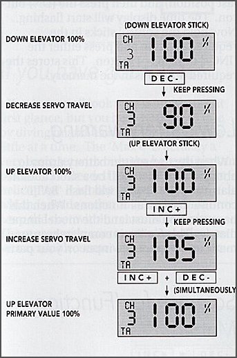 Travel adjust