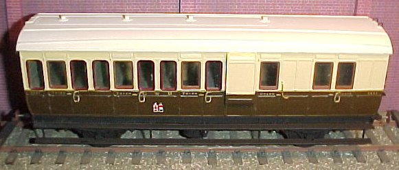 GWR 4 wheel brake third coach