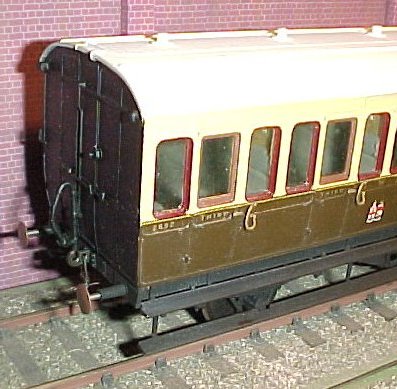 GWR 4 wheel brake third coach
