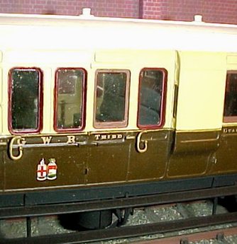 GWR 4 wheel brake third coach
