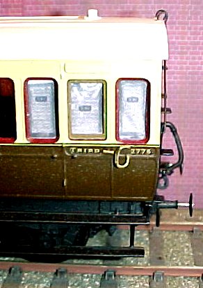 GWR 4 wheel all third coach